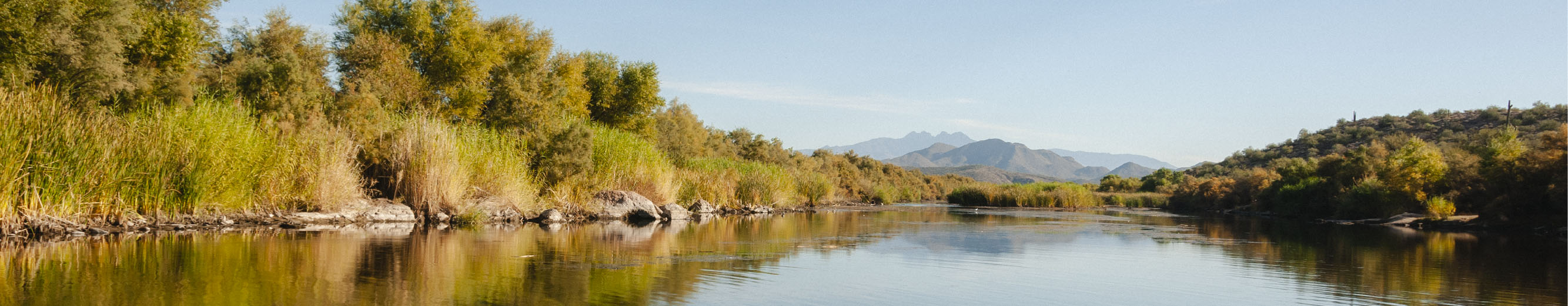 Lakes and rivers in the greater Phoenix area.