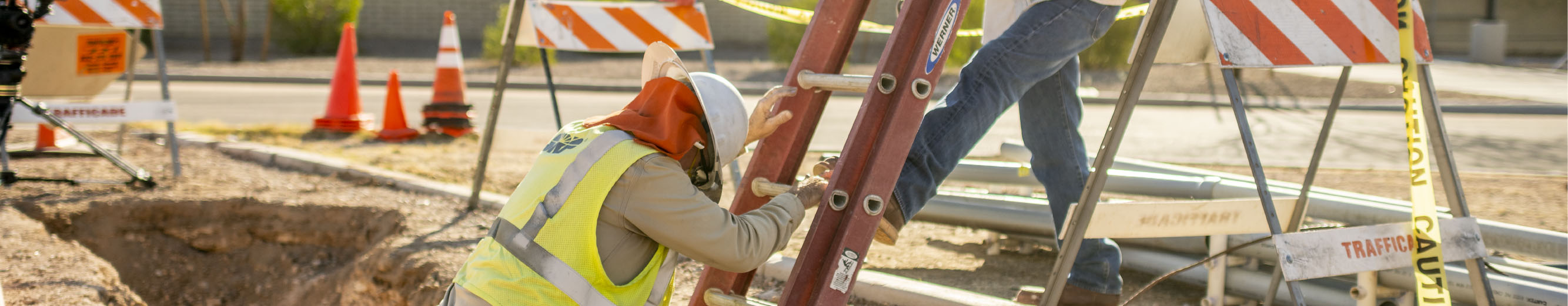 Construction workers are on the job at a site in Greater Phoenix, a business-friendly environment free from overly restrictive regulations.