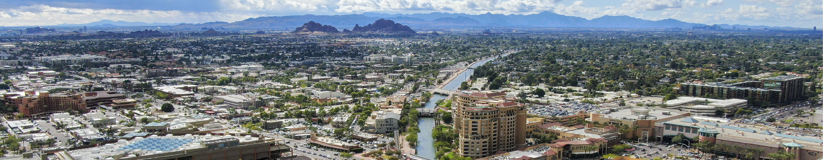 The city of Tempe, Arizona, at night. The city is one of many serviced by SRP.