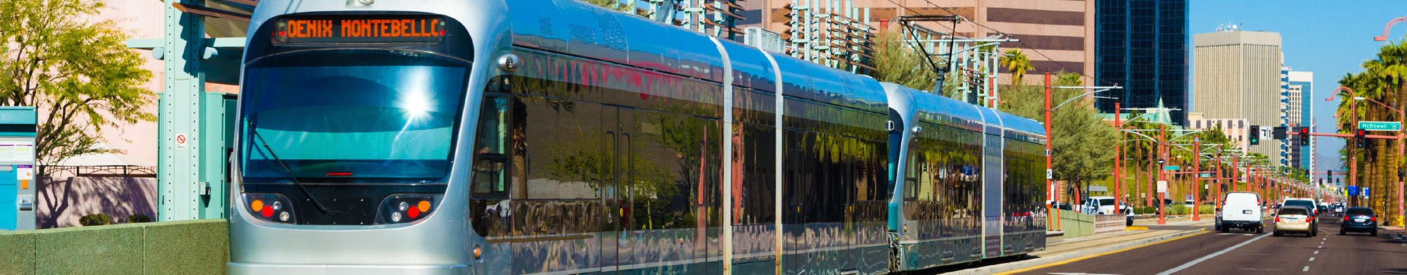 The Valley Metro Rail, a 29.8-mile light rail system that serves the cities of Phoenix, Tempe and Mesa in Arizona.